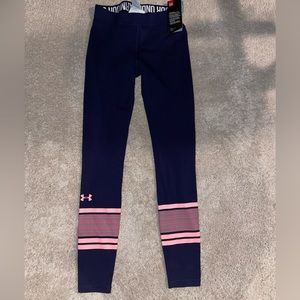 Under Armour Blue and Pink Leggings